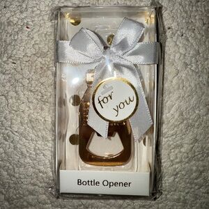 Baby shower bottle opener